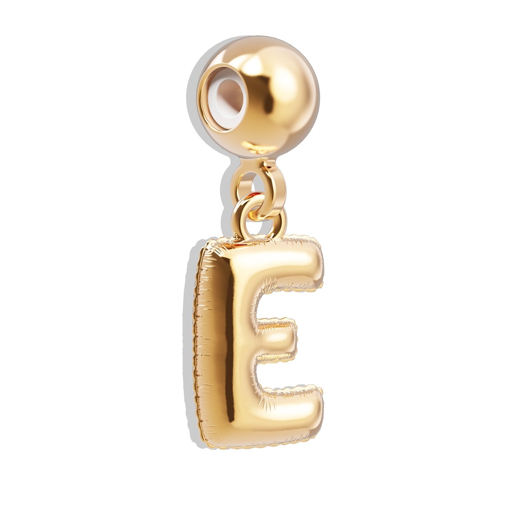 [6938-CHP0005] Charm Lettre E