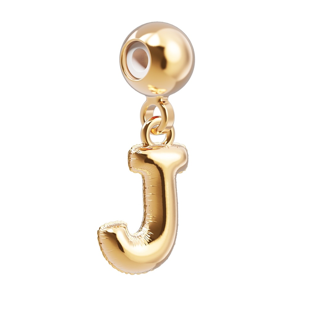 [6938-CHP0010] Charm Lettre J