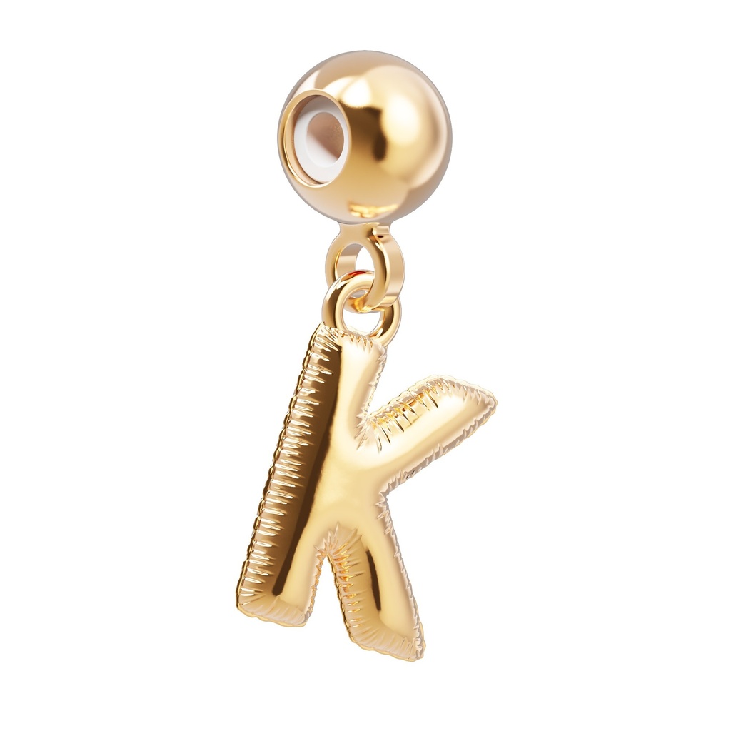 [6938-CHP0011] Charm Lettre K