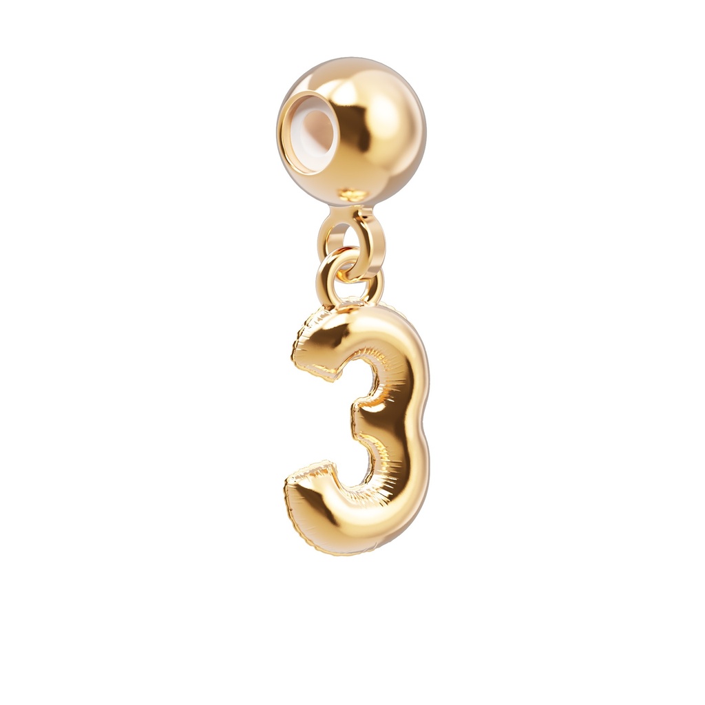 Charm Nombre 3