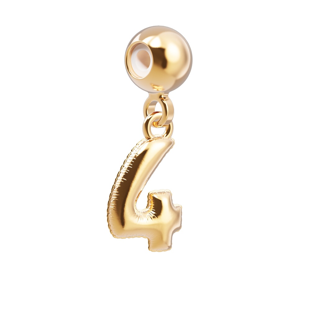 Charm Nombre 4
