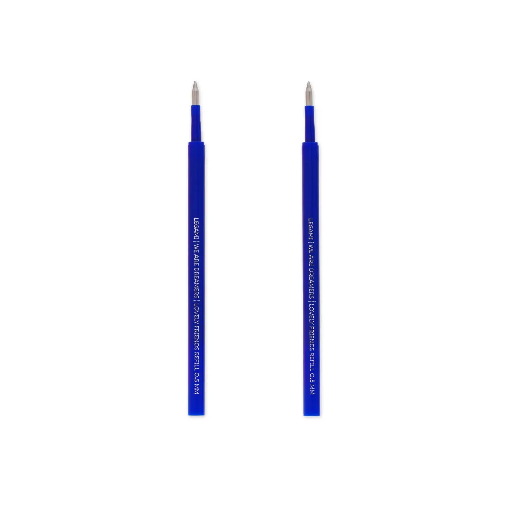 [2694-REFCPP0002] 2 Recharges Stylo Gel L  Friends - Lovely Friends Set De Recharges - Bleu