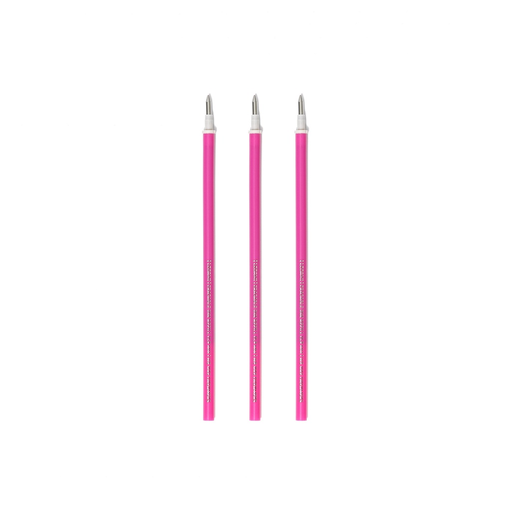 [2694-REFEP0008] 3 Pces Recharges Stylo Effaçable - Recharges Stylo Effaçable - Rose