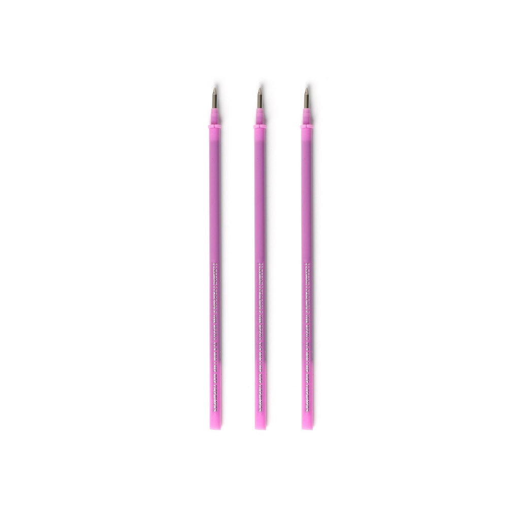 [2694-REFEP0009] 3 Pces Recharges Stylo Effaçable - Recharges Stylo Effaçable - Violet