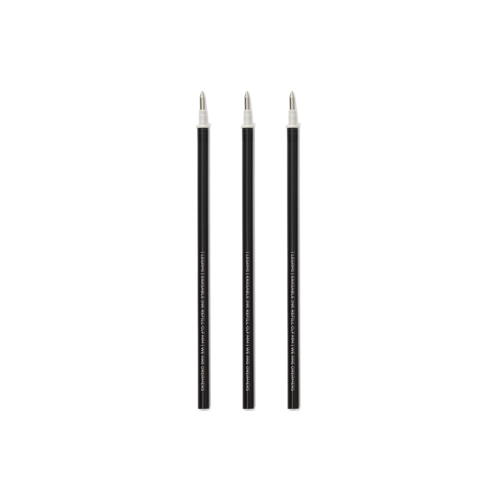 3 PCS  ERASABLE GEL PEN REFILLS - 3 RECHARG. STYLO À ENCRE GEL