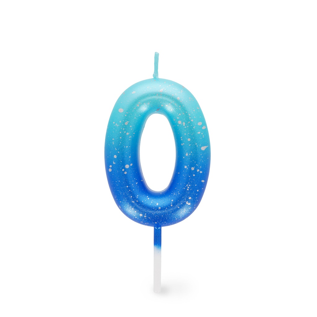 Bougie Pour Gâteau - Bonne Bougie D'Anniversaire - Bleu - 0