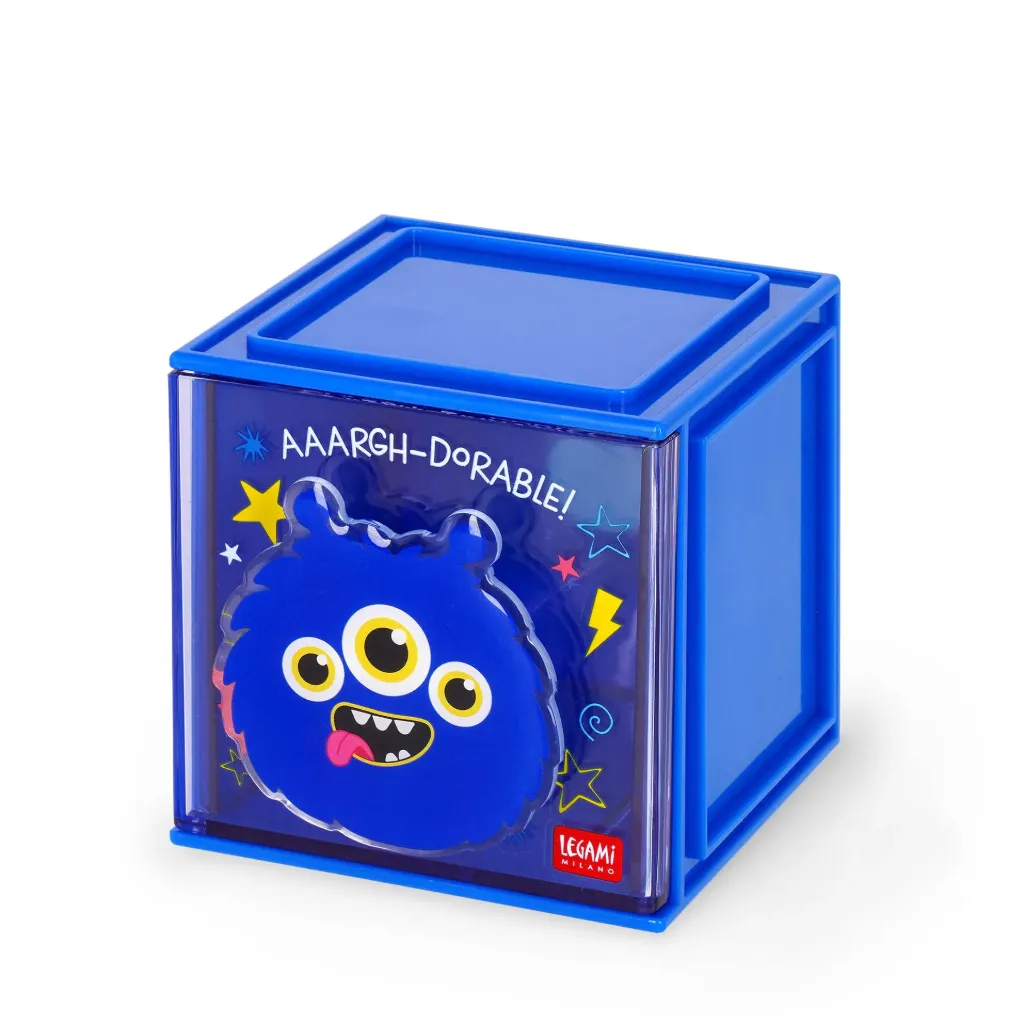 [2694-SBX0006] ORGANISEUR MODULABLE DE BUREAU - CUTIE CUBE - MONSTER