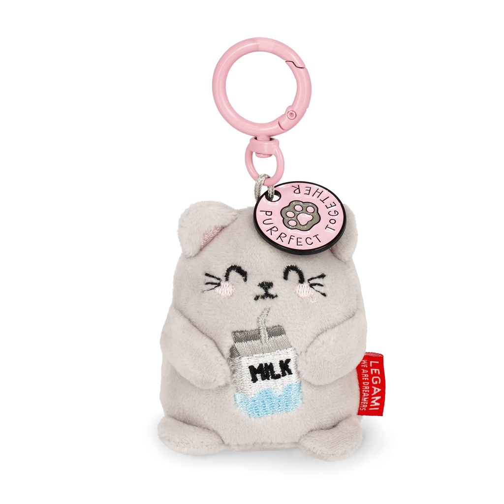 Porte-Clés en Peluche Chat – Tiny Super Soft