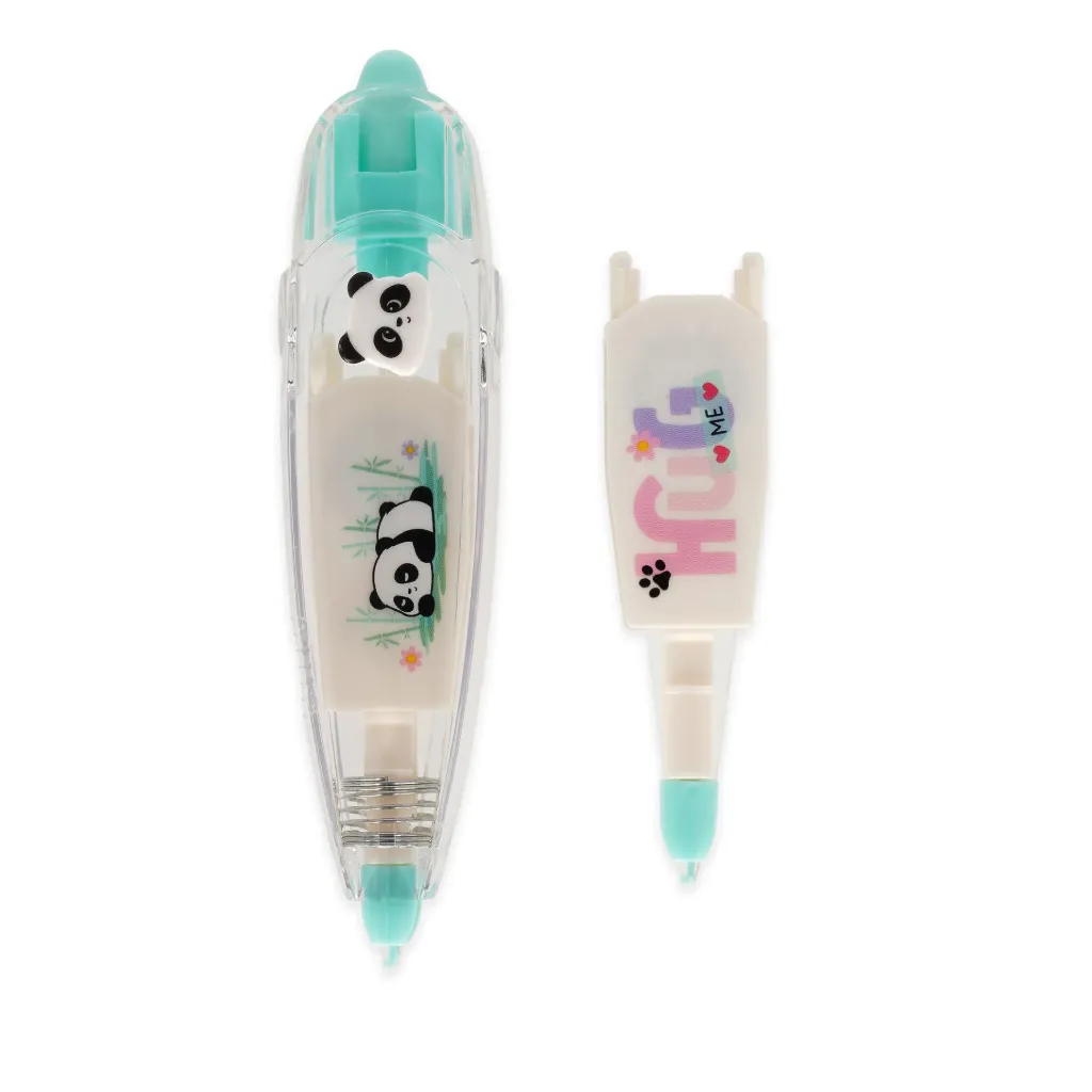 [2694-DT0002] STYLO DE RUBAN DÉCORATIF - DECO TAPE - PANDA