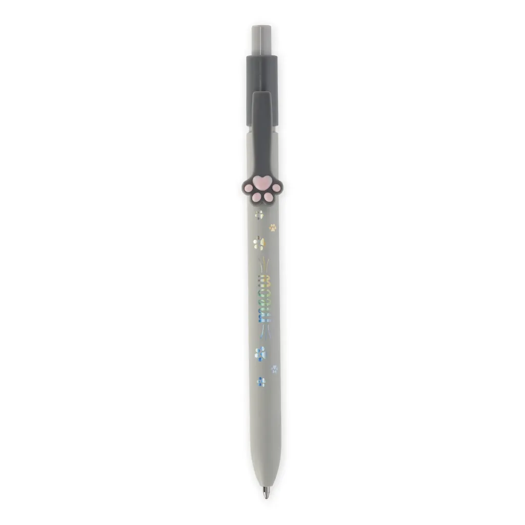 Stylo à Bille Chat Meow – Encre Rouge
