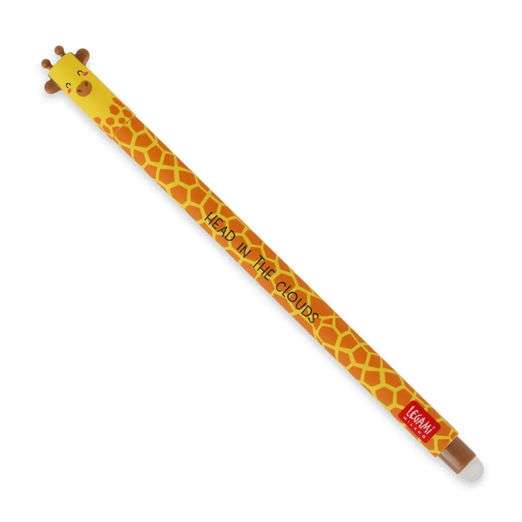 [2694-EP0019] STYLO À ENCRE GEL EFFAÇABLE -
ERASABLE PEN - GIRAFFE