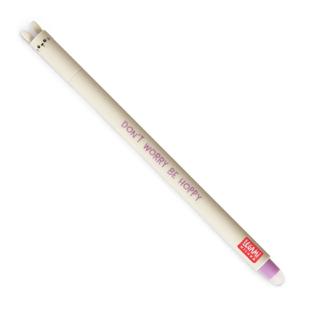 Stylo Gel Effaçable Lapin – Encre Violette 0,7 mm