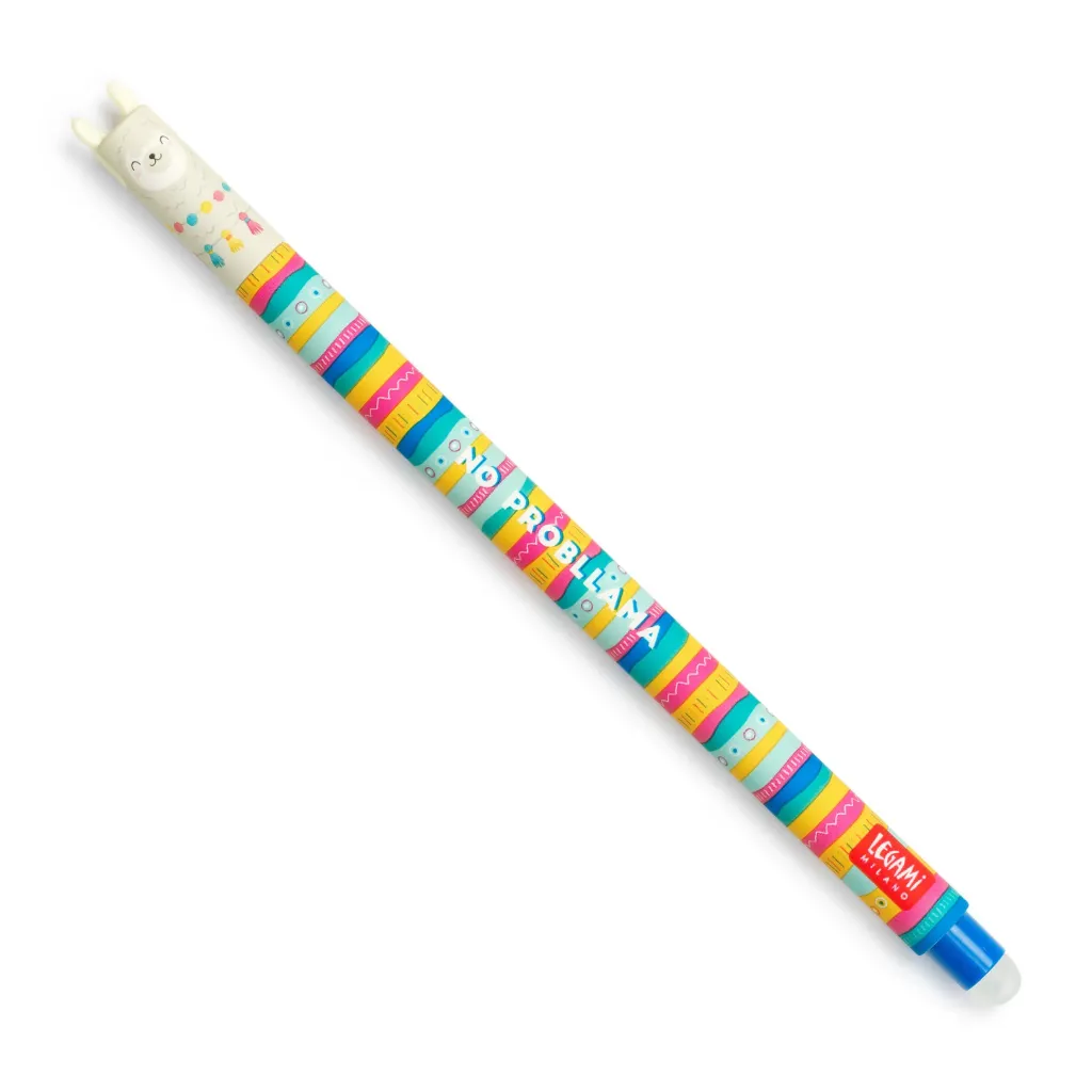[2694-EP0010] STYLO À ENCRE GEL EFFAÇABLE - ERASABLE PEN - LLAMA