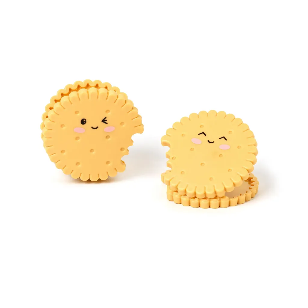 [2694-CLIP0003] Bag Clips - Lot de 4 Bag Clips - Cookie