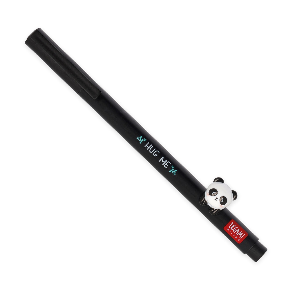 [2694-CPP0016] Stylo Gel Avec Décoration Animale - Adorables Amis - Panda