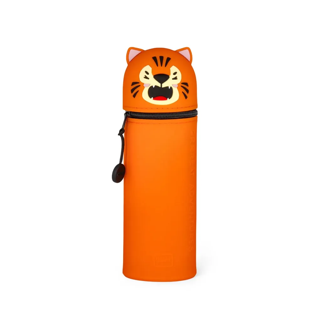 TROUSSE EN SILICONE 2-EN-1 -
KAWAII - TIGER