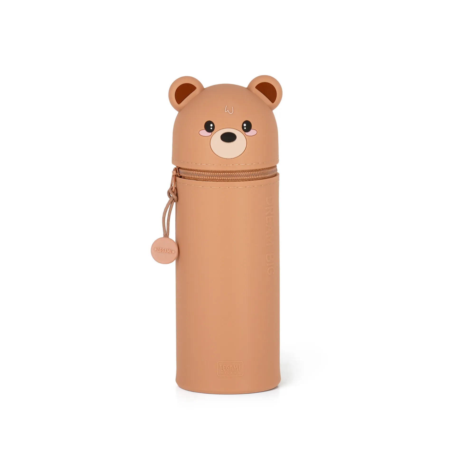 TROUSSE EN SILICONE 2-EN-1 - KAWAII - TEDDY BEAR