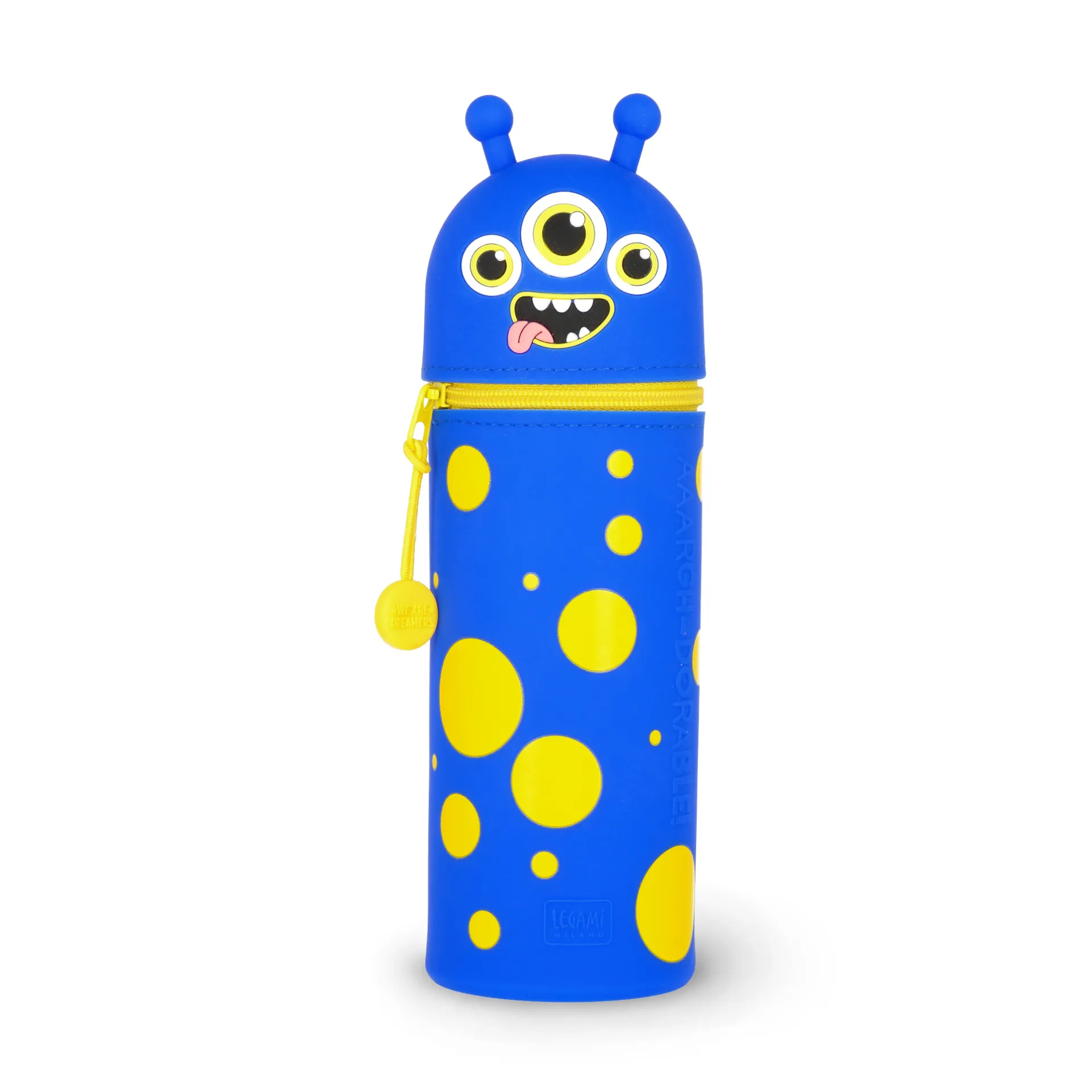 TROUSSE EN SILICONE 2-EN1  KAWAII - MONSTER